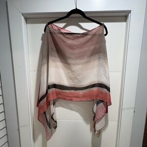 Chico's  light weight chiffon ponchio